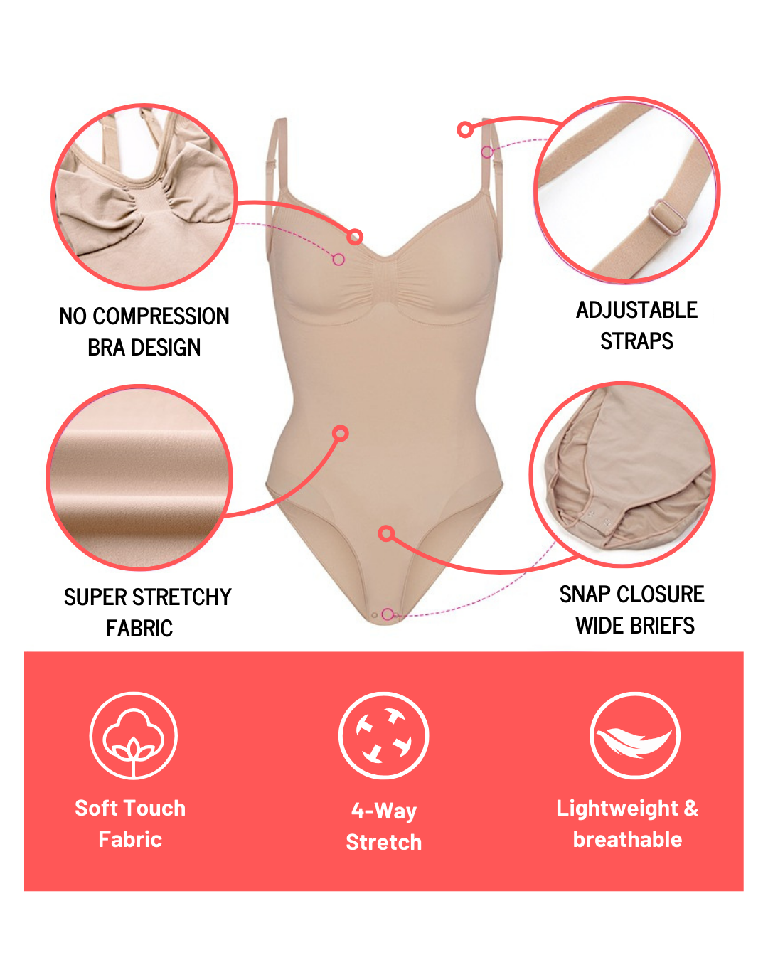 EXECUTIVE BRIEF-CASE | Brief bodysuit shaper