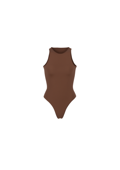 Sleeveless High Neck Sculpt Bodysuit