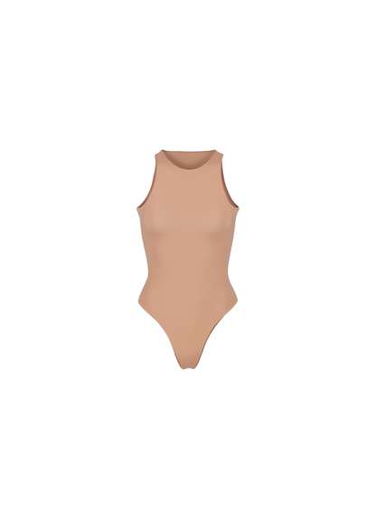 Sleeveless High Neck Sculpt Bodysuit