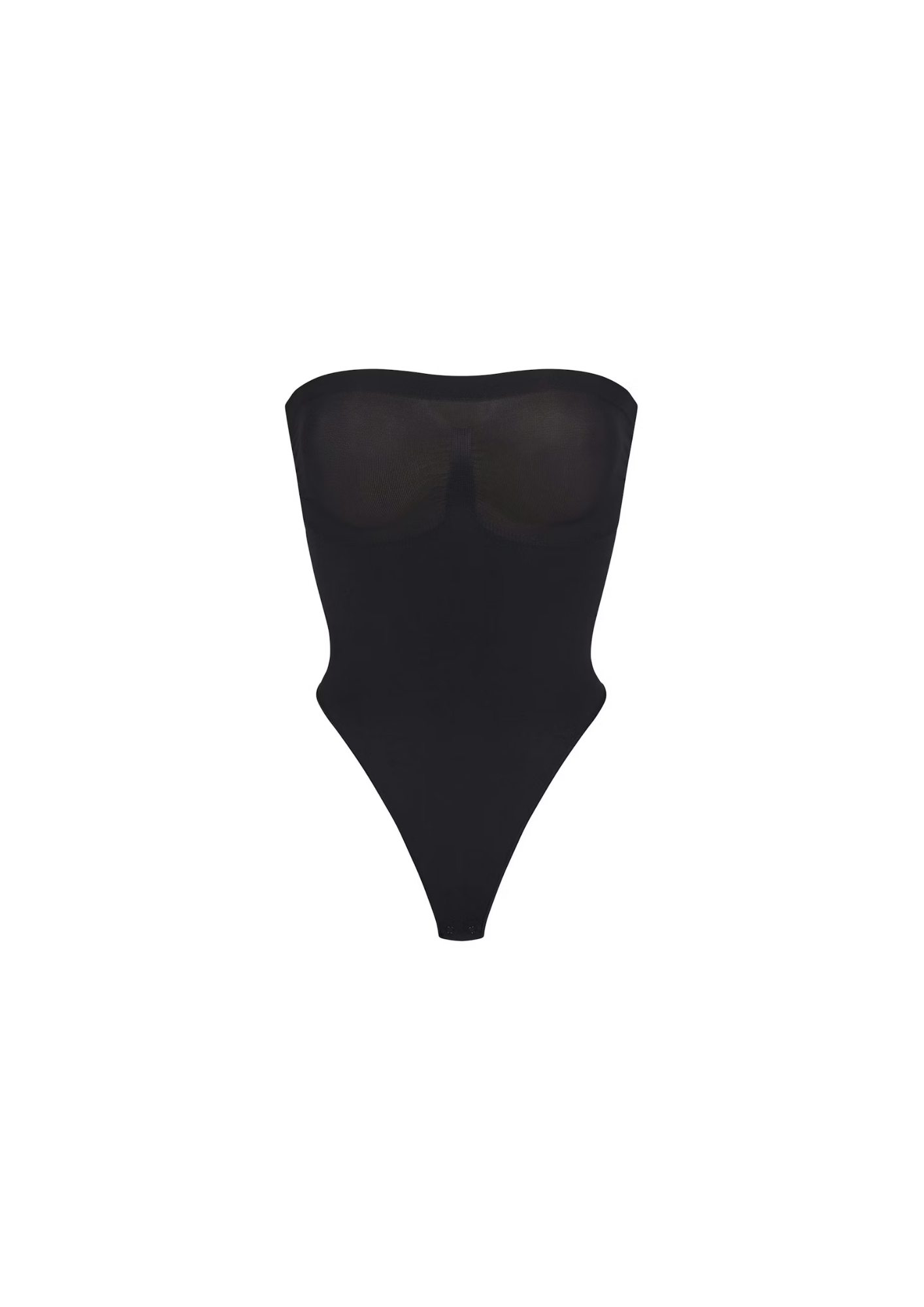 Strapless brief bodysuit shaper