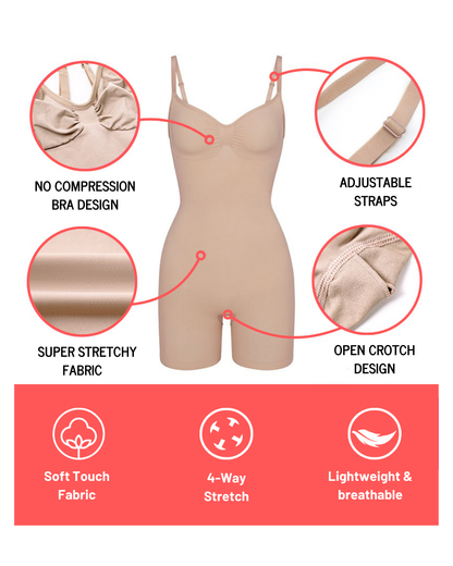 THIGH'D & TESTED | MID-THIGH BODYSUIT SHAPER