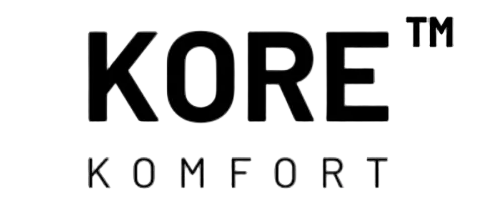Kore Komfort logo on a transparent background