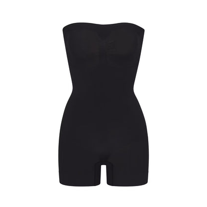 ANTI-GRAVITY | Strapless mid-thigh bodysuit shaper